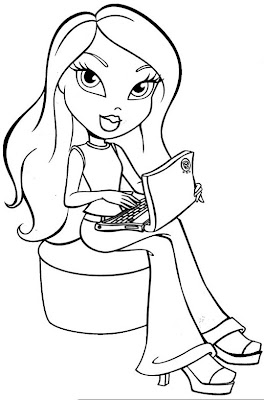 Bratz Coloring Pages on Coloring Page Of Bratz