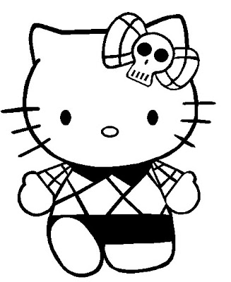 free hello kitty colouring pages. Hello Kitty Coloring pages - free coloring book pages for children