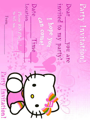Free Printable Hello Kitty Invitation | Birthday Party Invitations FAST! Free Printable Hello Kitty Invitation | Birthday Party Invitations FAST!