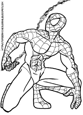 Spiderman Coloring Sheets on Spiderman Coloring Pages Shows Attractiveness Of The Amazing Spider