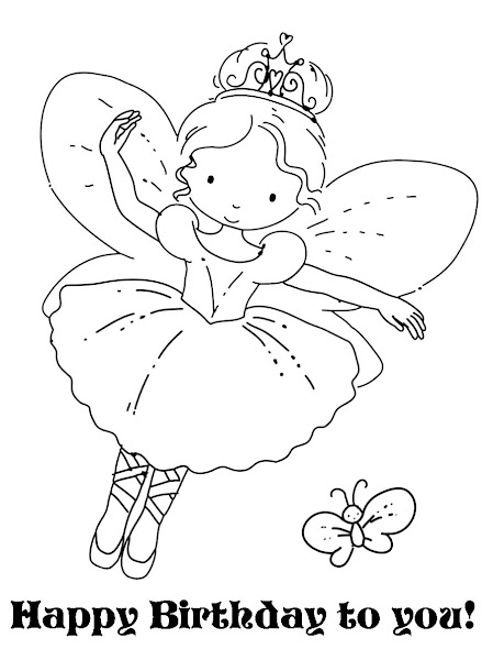 Fairy Coloring Pages