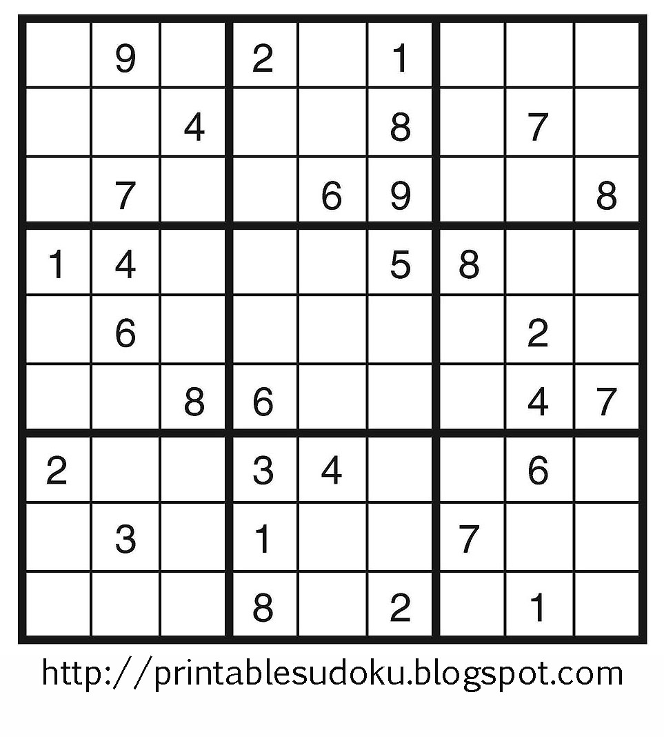 Sudoku Printables by Krazydad