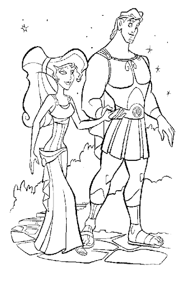 Disney Hercules Coloring Pages