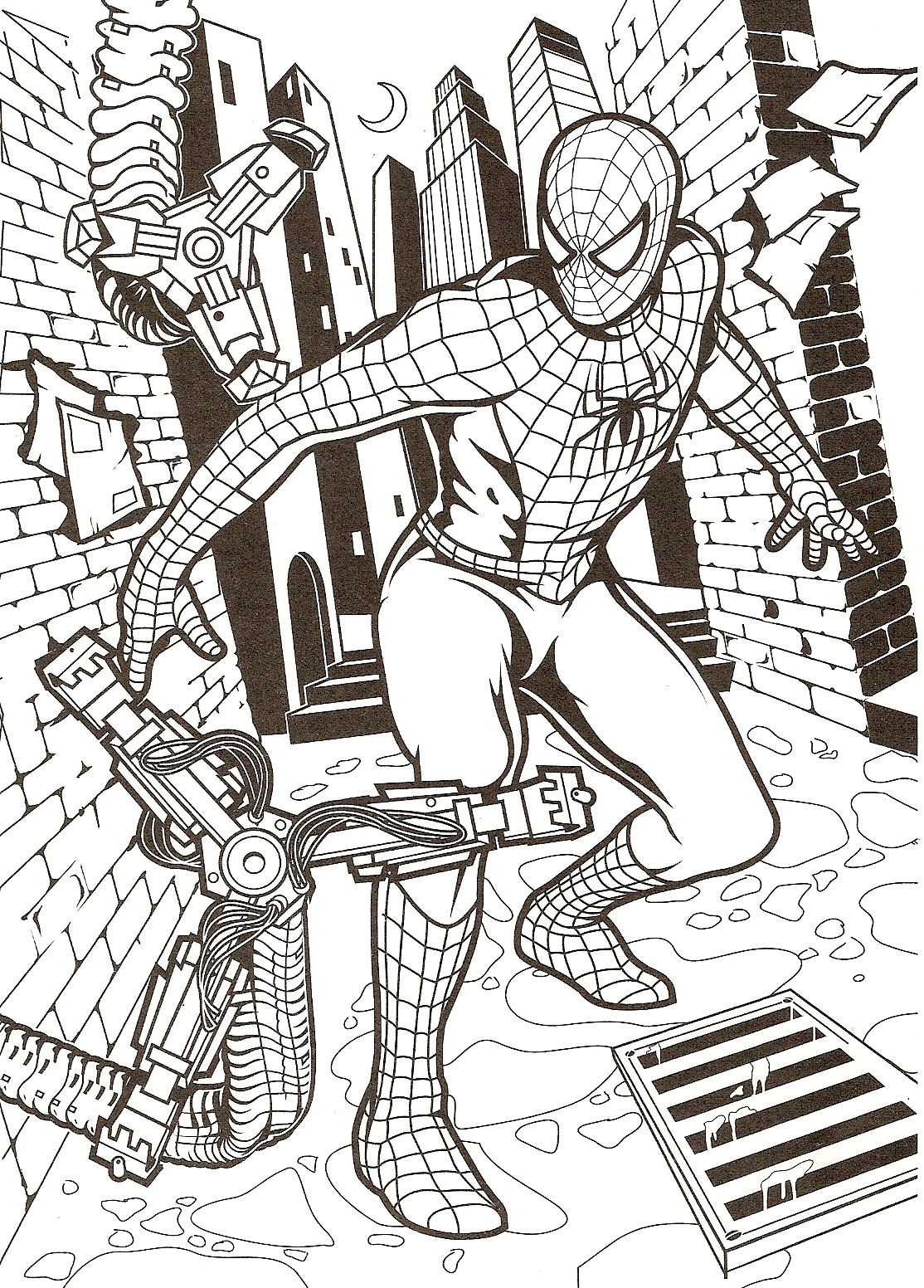 SPIDERMAN COLORING: PRINTABLE SPIDERMAN COLORING PICTURES