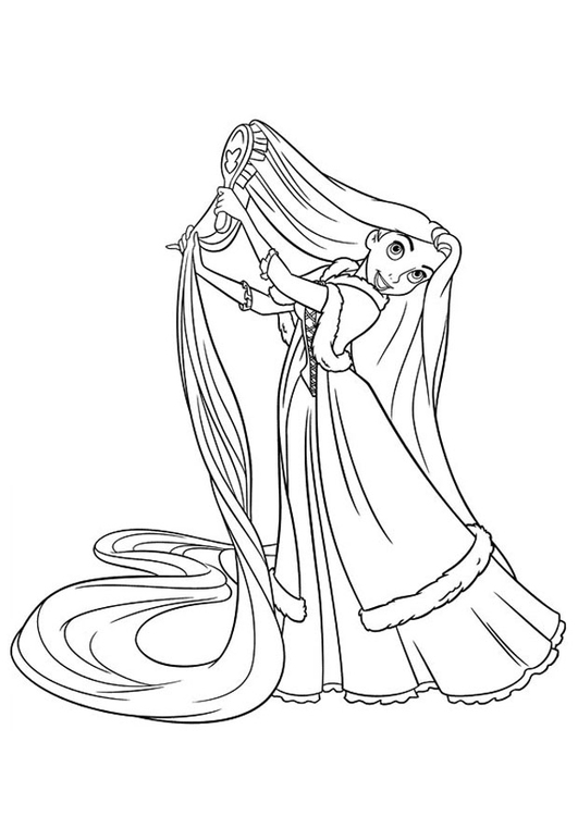 TANGLED FANS WILL LOVE THESE COLORING PICTURES OF PRINCESS RAPUNZEL FROM THE 