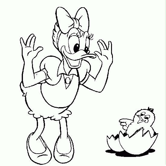 Baby+daisy+duck+coloring+pages