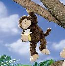 Monkey hanging from a tree