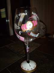 Jimmy Buffett Wine Glass