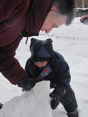 Wow, a big snow ball!