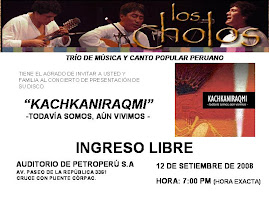 TRIO LOS CHOLOS PRESENTAN DISCO