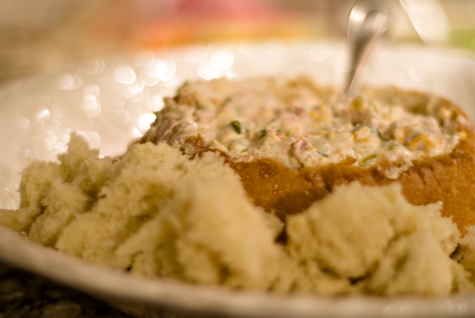 Nat and Lisha's Recipes Bread Pot Fondue