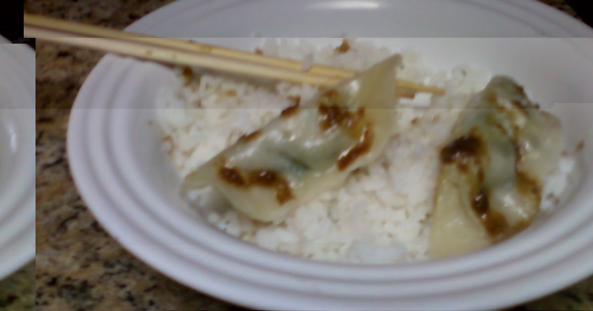 Yummies Potstickers and rice