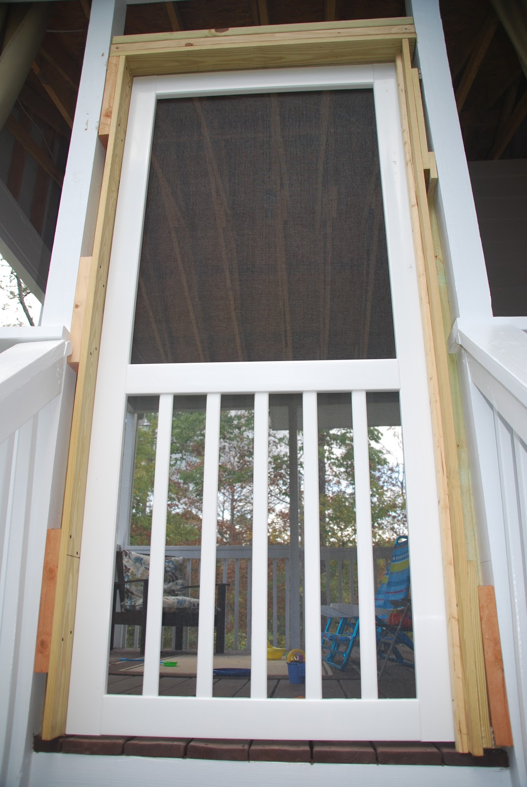 52 Projects by Night Project 3 Hang a Screen Door