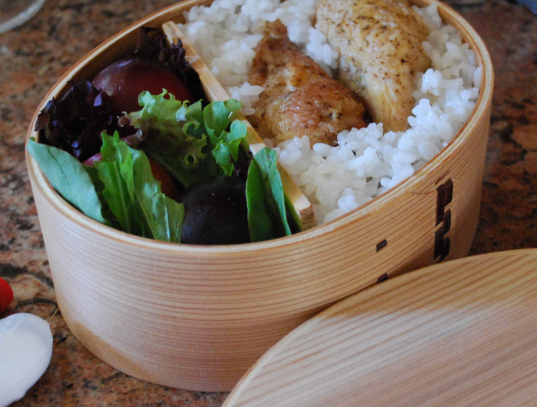 Judy's Bento Box First Time Using Wood Bento Box