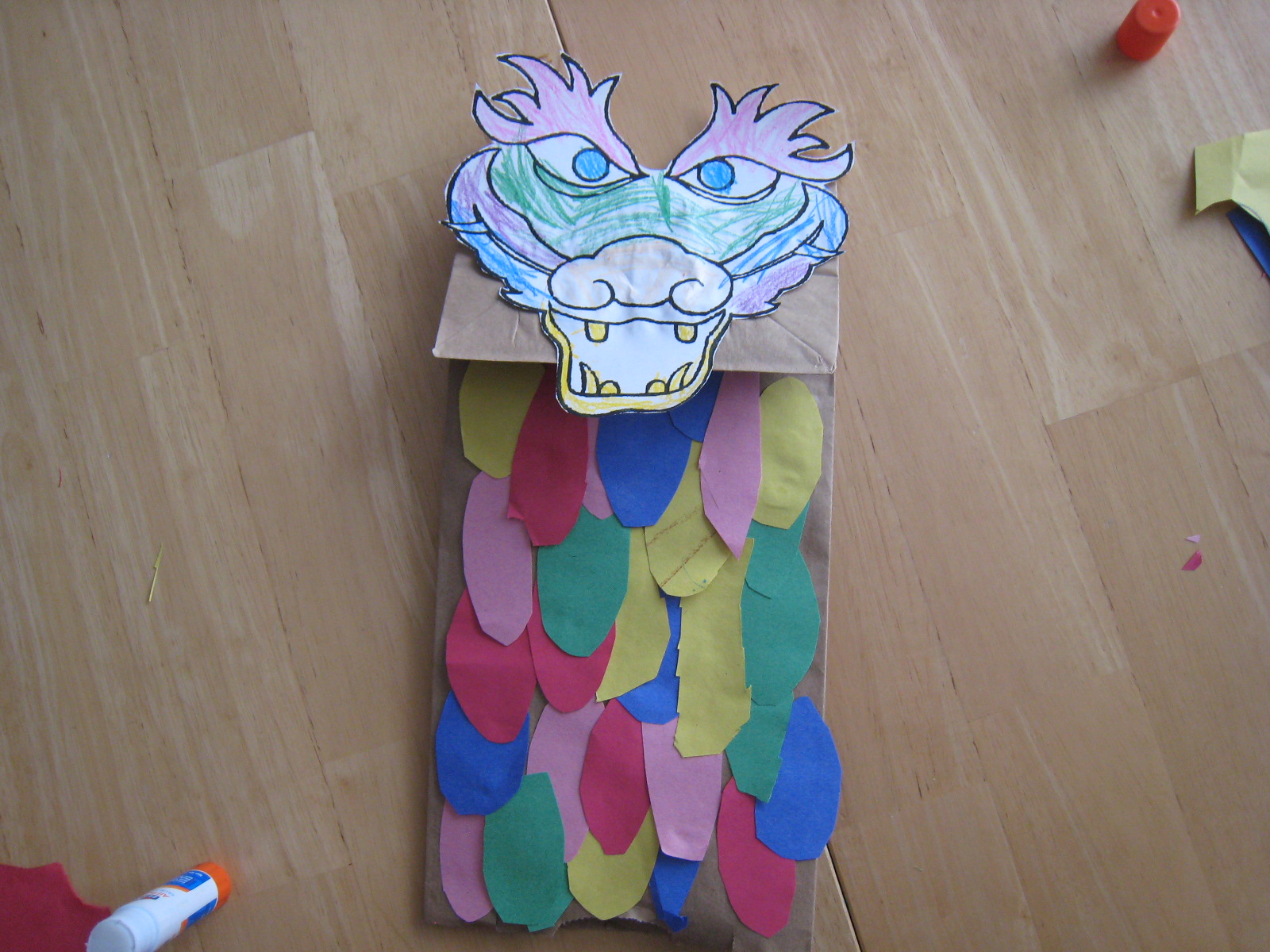 Skees Family Blog Dragon Puppet