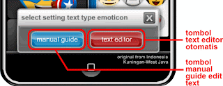 tombol edit teks