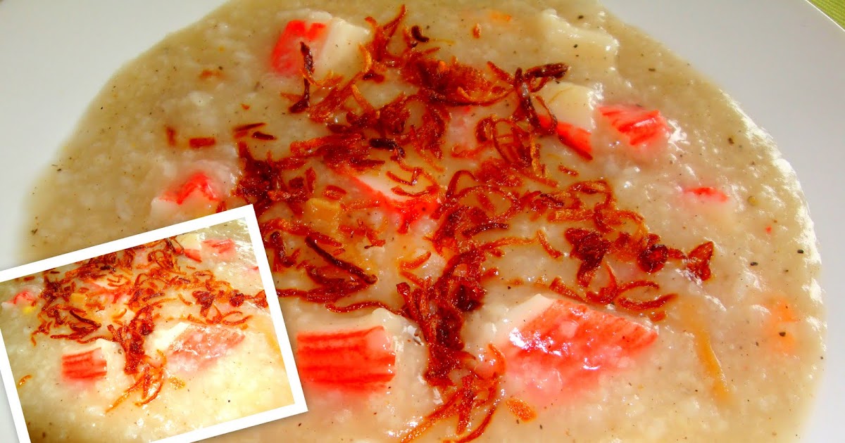 Tumismy Resepi Bubur Nasi Isi Ketam