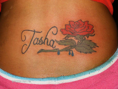 Rose Lower Back Tattoo