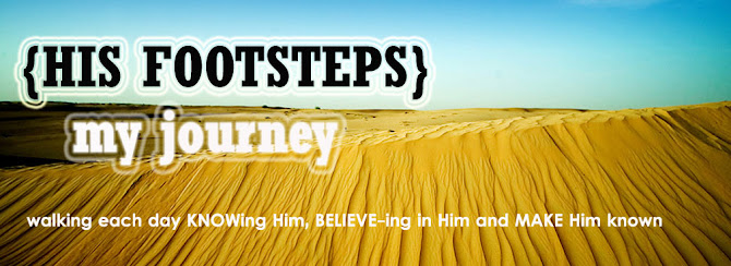 His footsteps, my journey