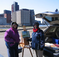 freezing painting, Kathy Schifano, Sharon Fundalinski