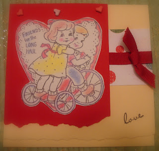 tarjeta hecha a mano de san valentin