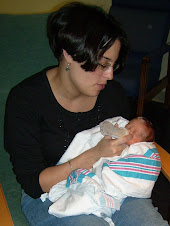 Matthew gets his first bottle!