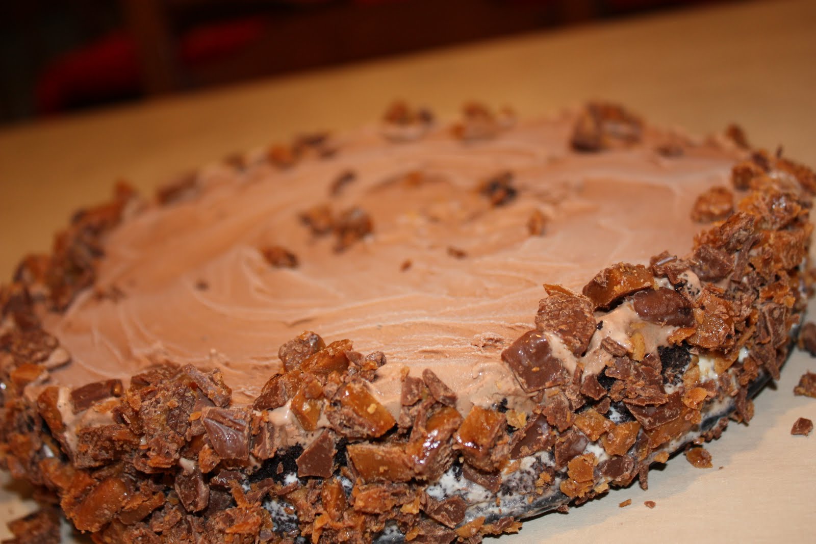 My Sister's Kitchen Caramel Turtle Ice Cream Cake