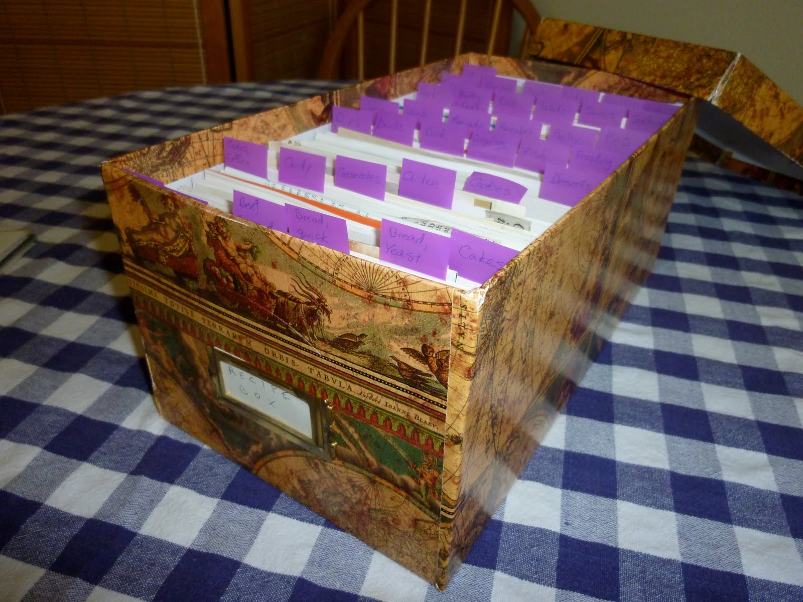 Kitchen cabinet boxes only Grandma's Recipe Box