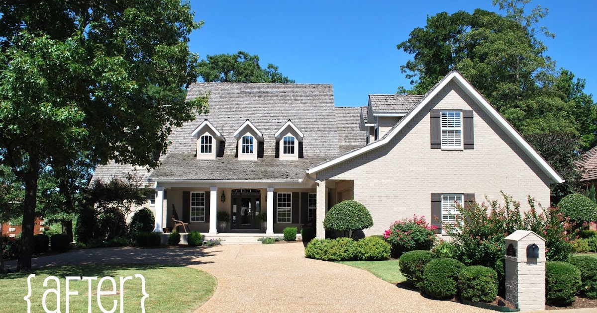 Favorite Paint Colors Exterior Colors Tony Taupe, Black Fox, and