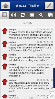 twitter app on silverlight