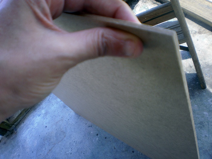 ...mesmerized by the sirens. DIY cradled masonite boards