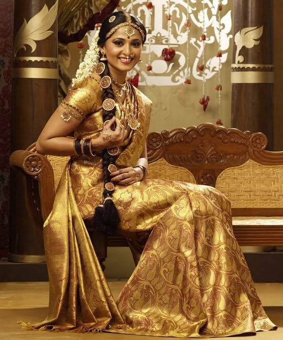 Anuska in Chennai silks ad photos glamour images