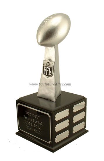 funny trophies. Football Trophy was cool,