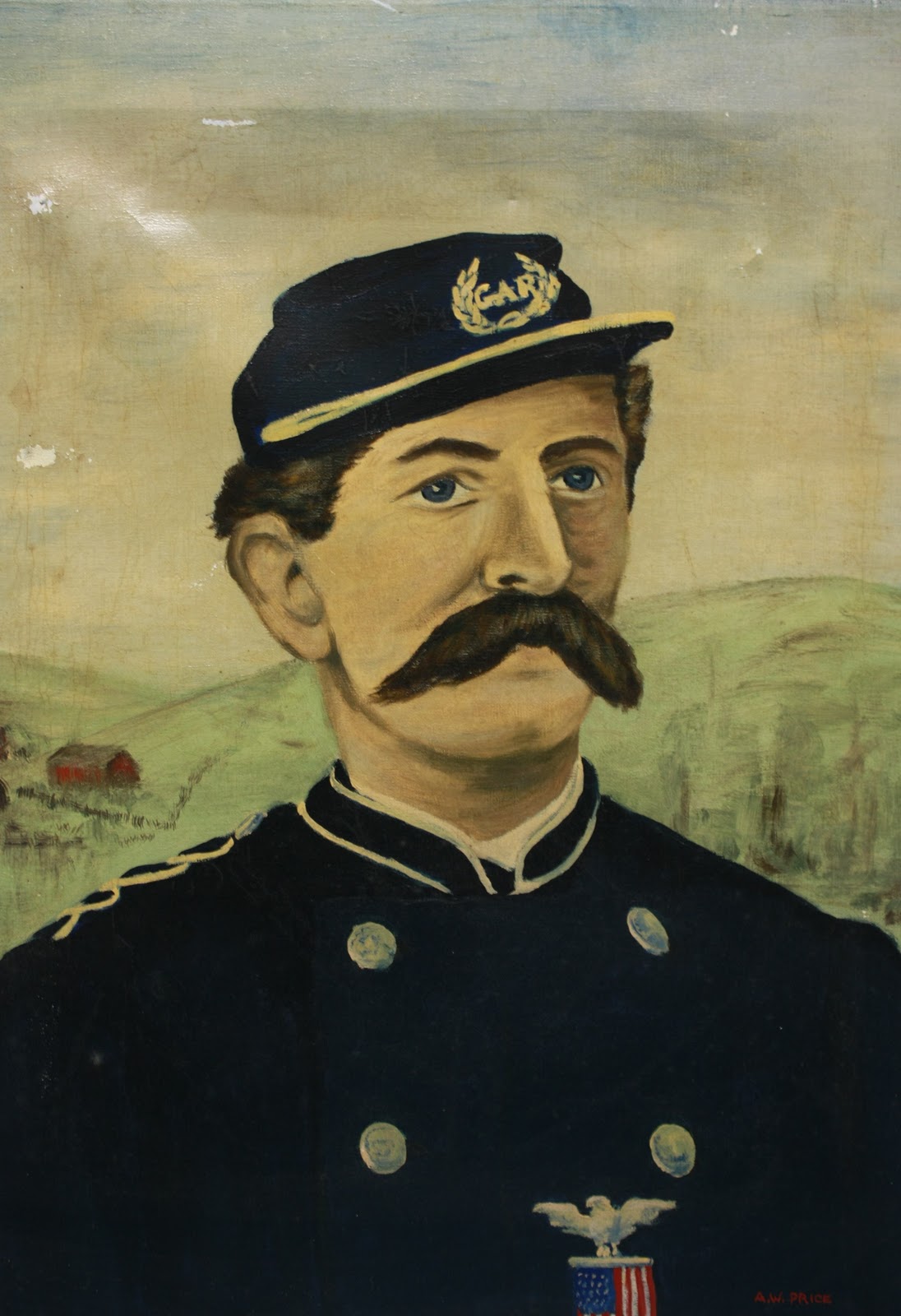 June and Art Two Portraits of Great Grandfather