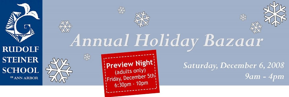 Rudolf Steiner School of Ann Arbor Holiday Bazaar