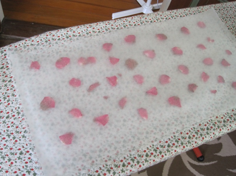 Jenny of ELEFANTZ Pressed flower gift wrap tutorial!