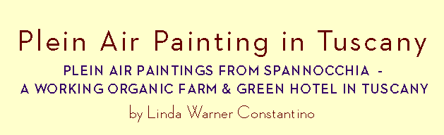 Plein Air Painting in Tuscany