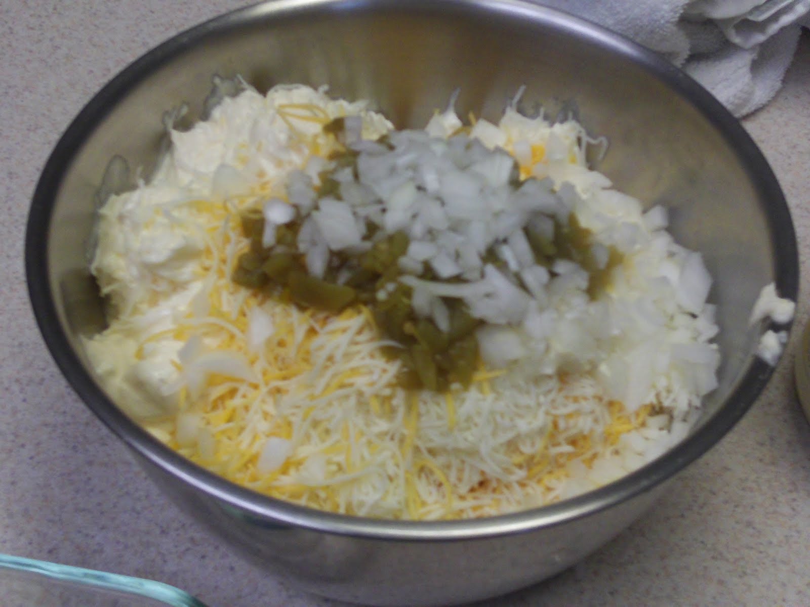 Holly/Teresa Cooking Project Corned Beef/Cheese Dip! Yummy!