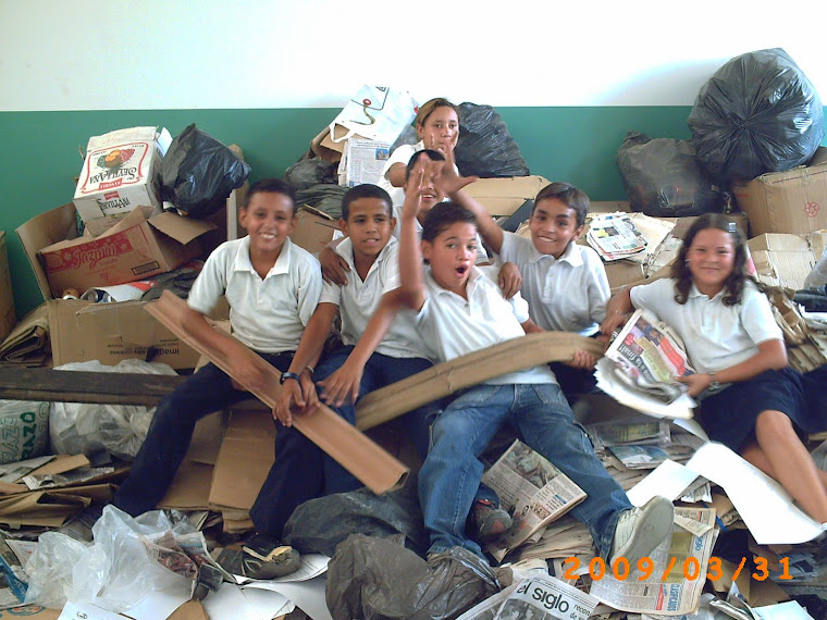 Los estudiantes de 6to "C" recolectaron más de 240 kilos de material reciclable