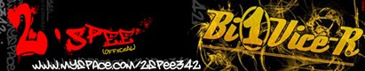 beniere web pour 2spee de la team rap "Bienvicere"