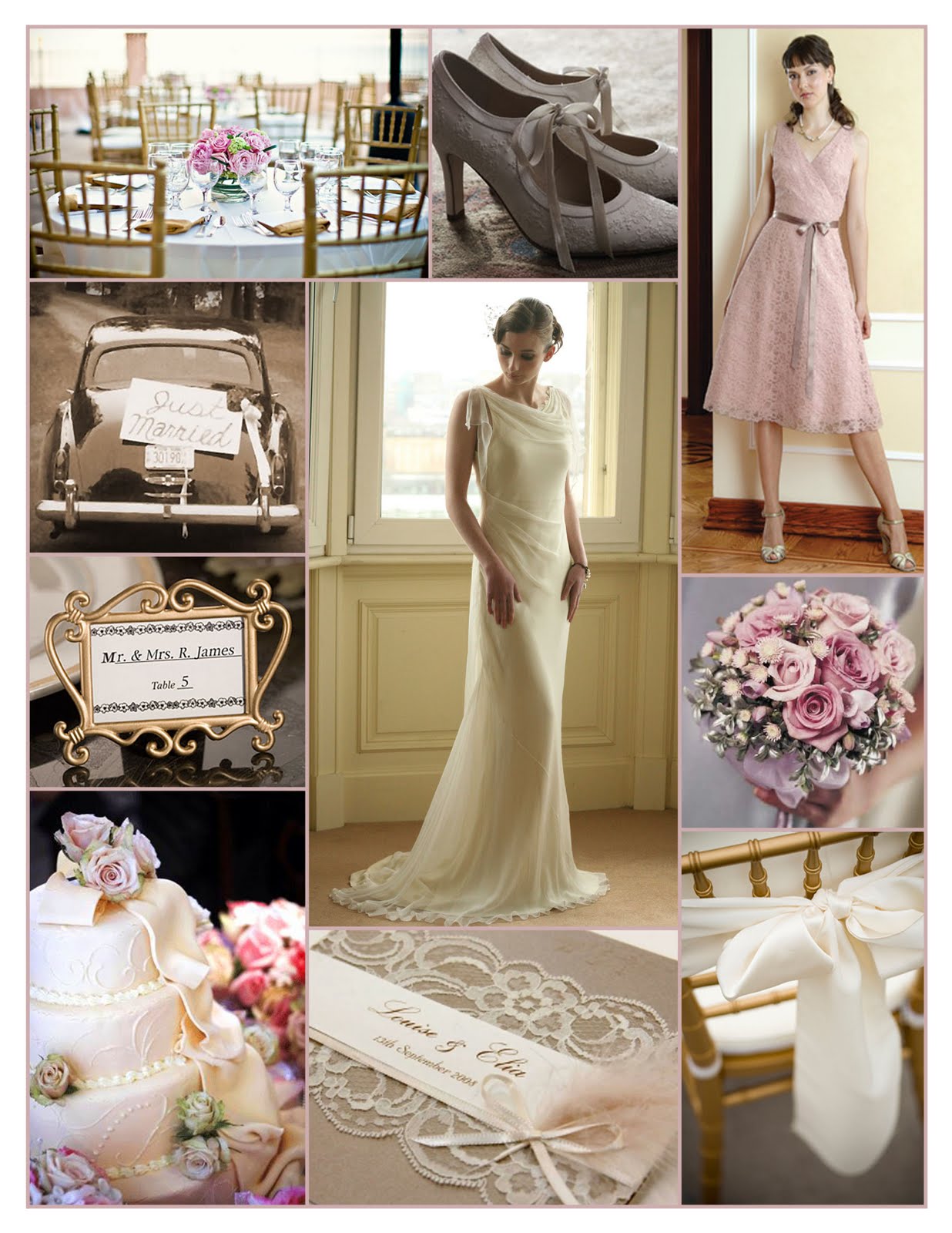 Pink And White Wedding Theme