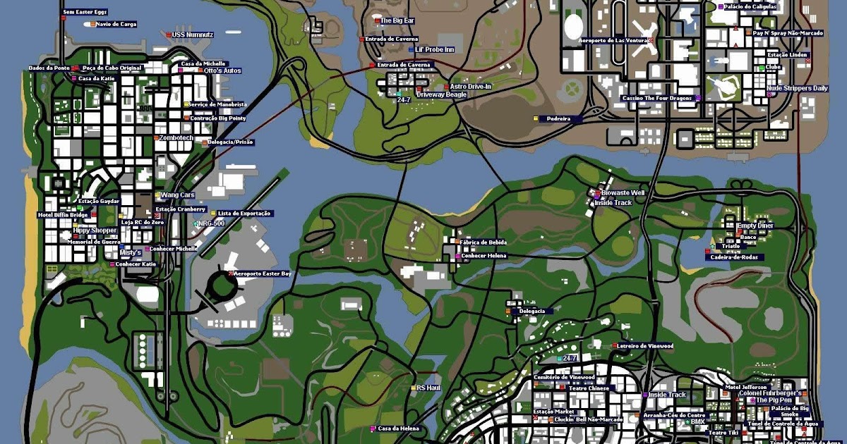 O MELHOR BLOG DO Grand Theft Auto: mapas uteis