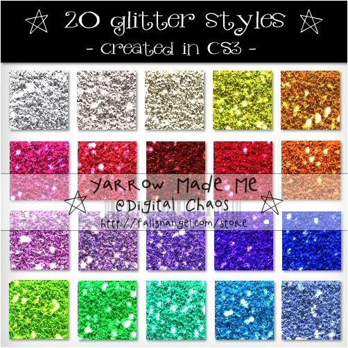 20 Glitter Styles Freebie Fall3n Angel Scrapz