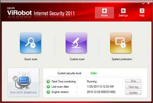 Descargar ViRobot Internet Security 2011 6.0.0.23 gratis