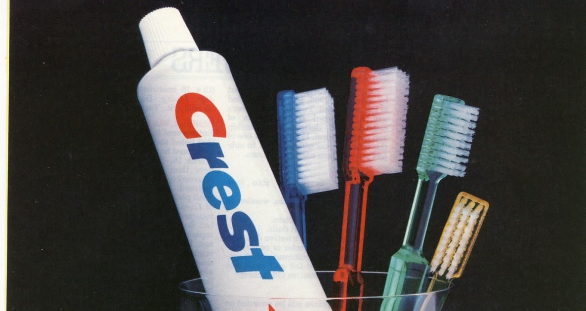 1986 Crest Toothpaste Magazine Ad Print Photo Old Magazine Ads