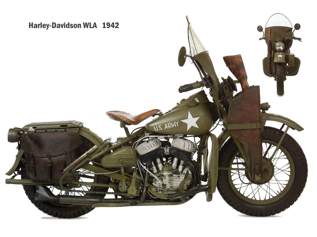 1942 harley davidson wla old harley davidson