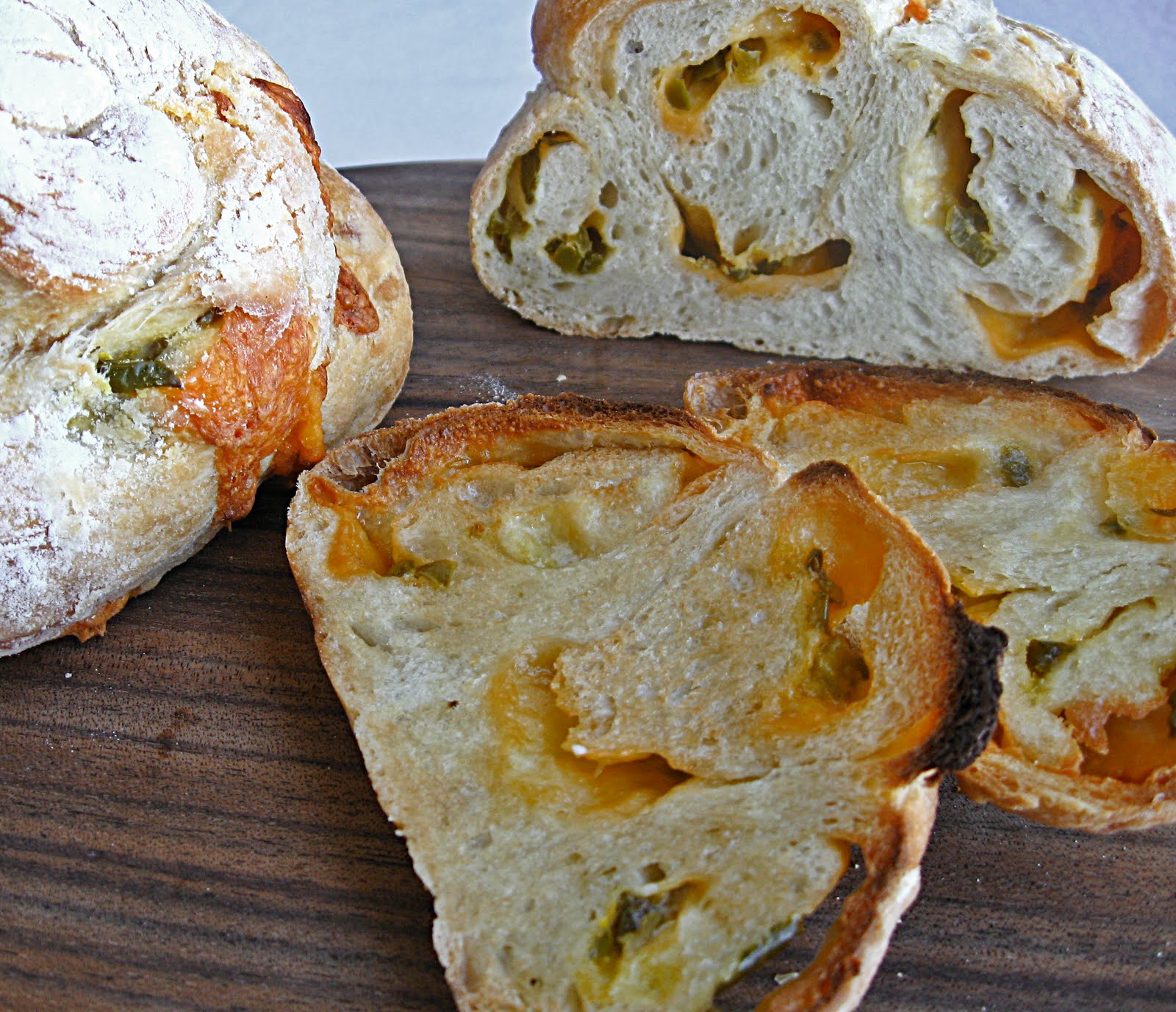 All That Splatters JalapenoCheddar Bread