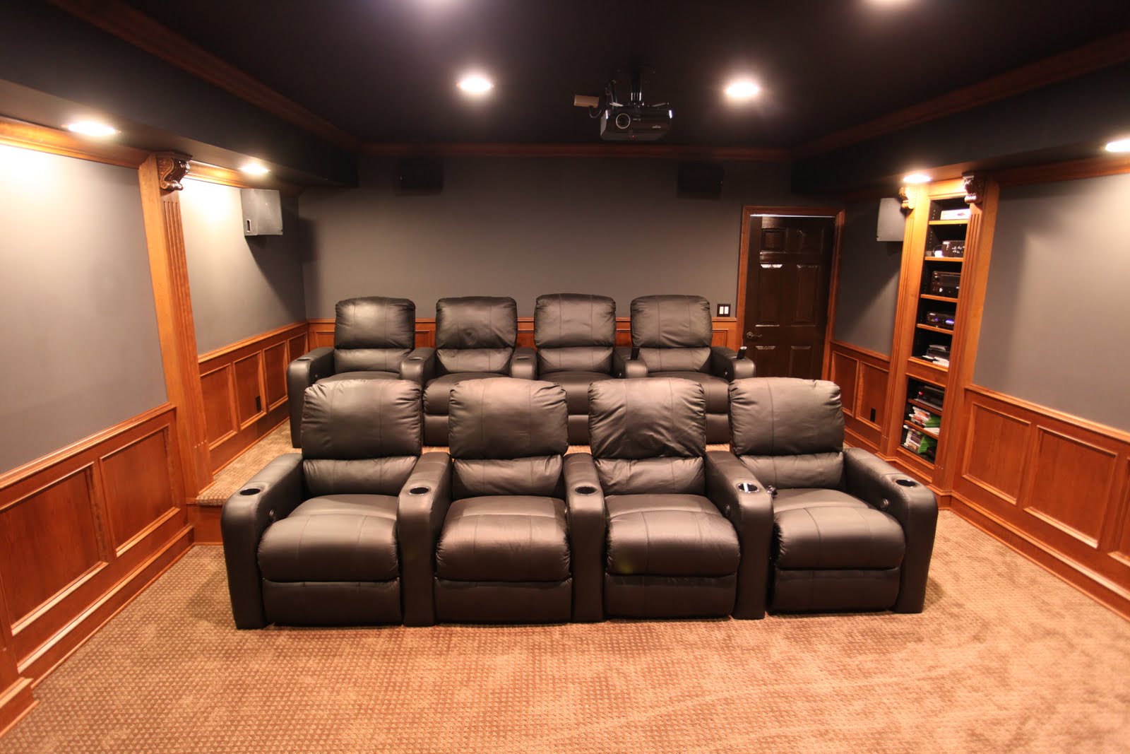 MHI Interiors: Theater Room - Novi, MI
