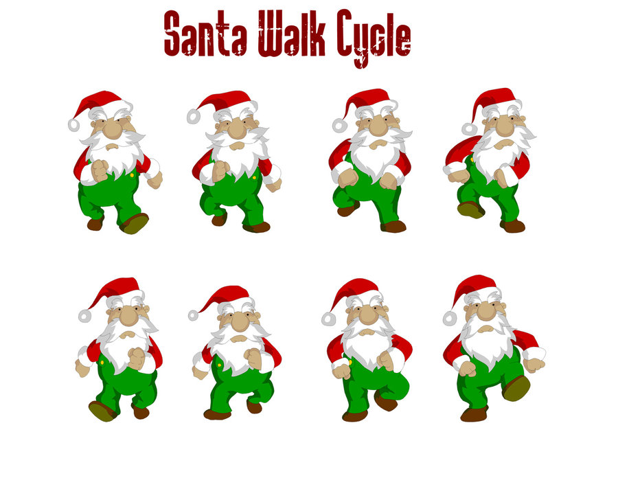 Walk Cycle Illustration