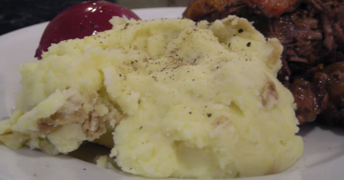 Two Kitchens Salt and Vinegar Mashed/Smashed Potatoes